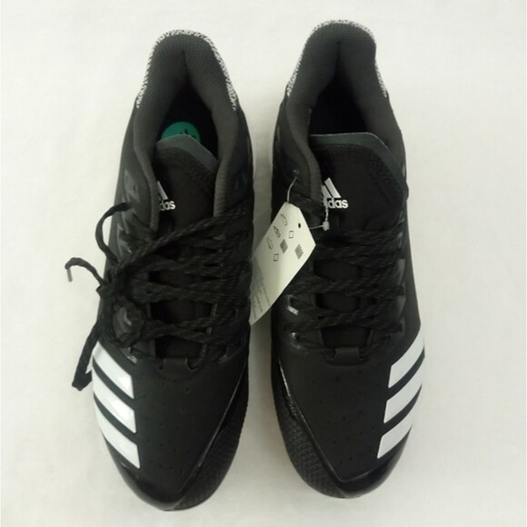 Adidas Women's Icon Bounce Metal Cleats Shoes Sports Black Size 7.5 - Picture 7 of 8